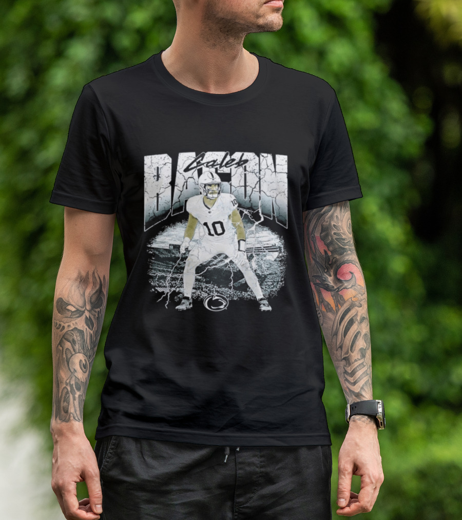 Caleb Bacon 10 Penn State Nittany Lions NCAA Football Player T-Shirt