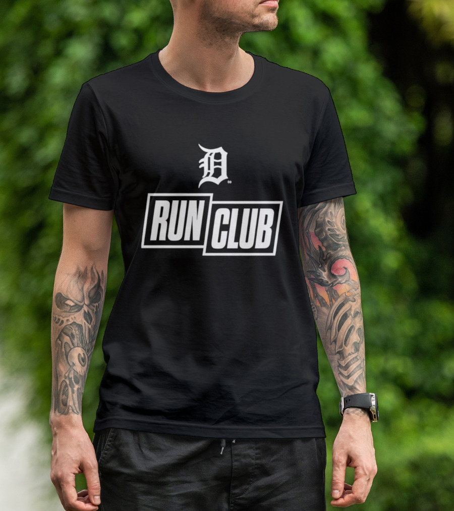 Detroit Tigers D Logo Run Club 2026 T-Shirt