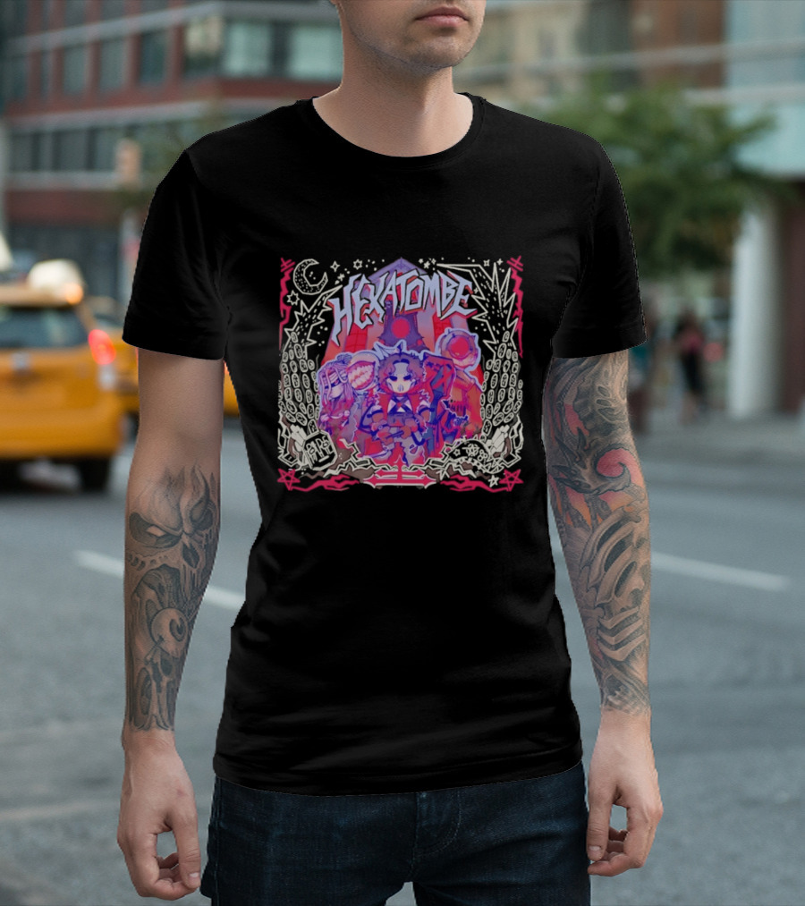 Hexatombe Paranormal Ordem Anime Characters Celestial T-Shirt
