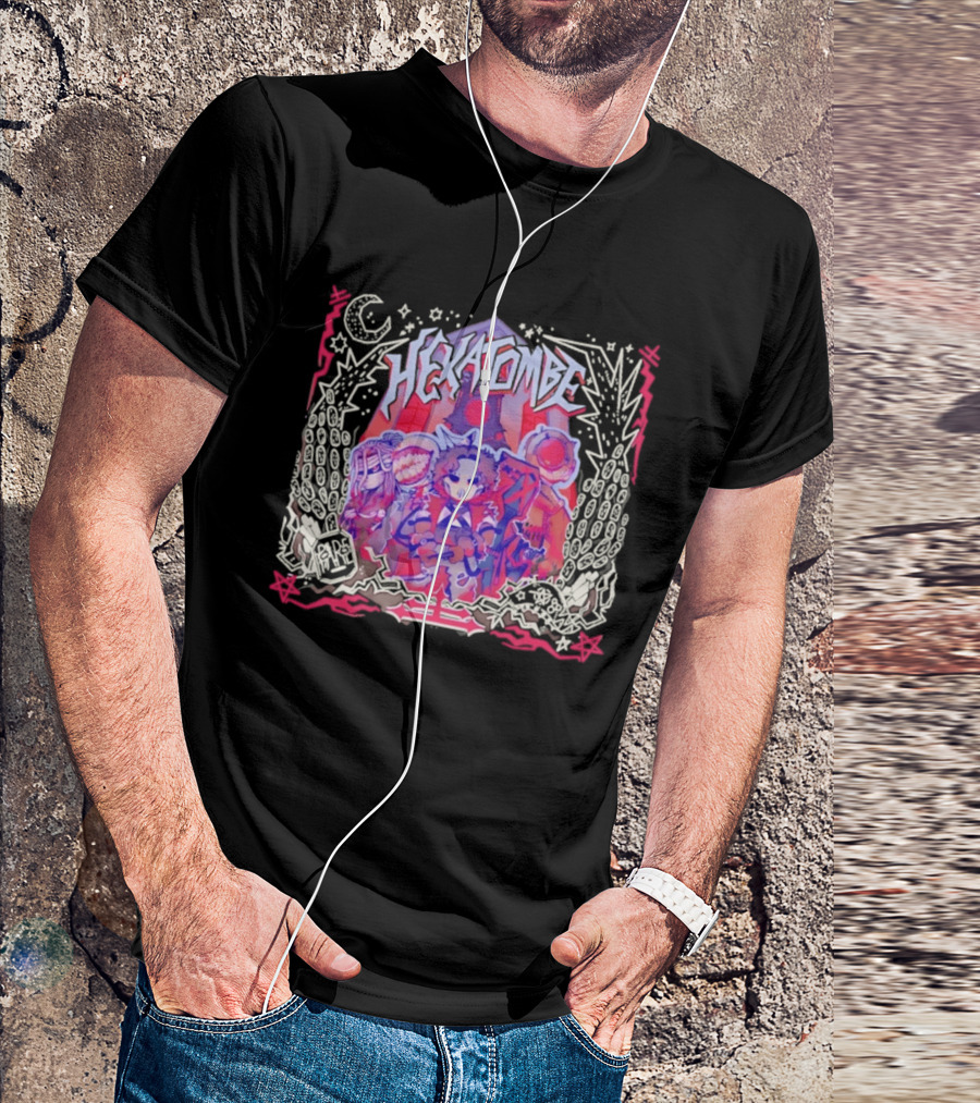 Hexatombe Paranormal Ordem Anime Characters Celestial T-Shirt