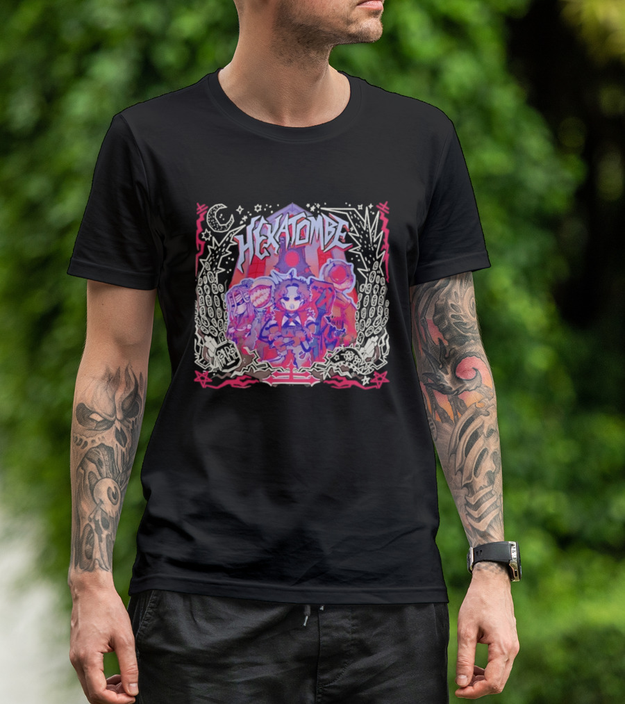 Hexatombe Paranormal Ordem Anime Characters Celestial T-Shirt