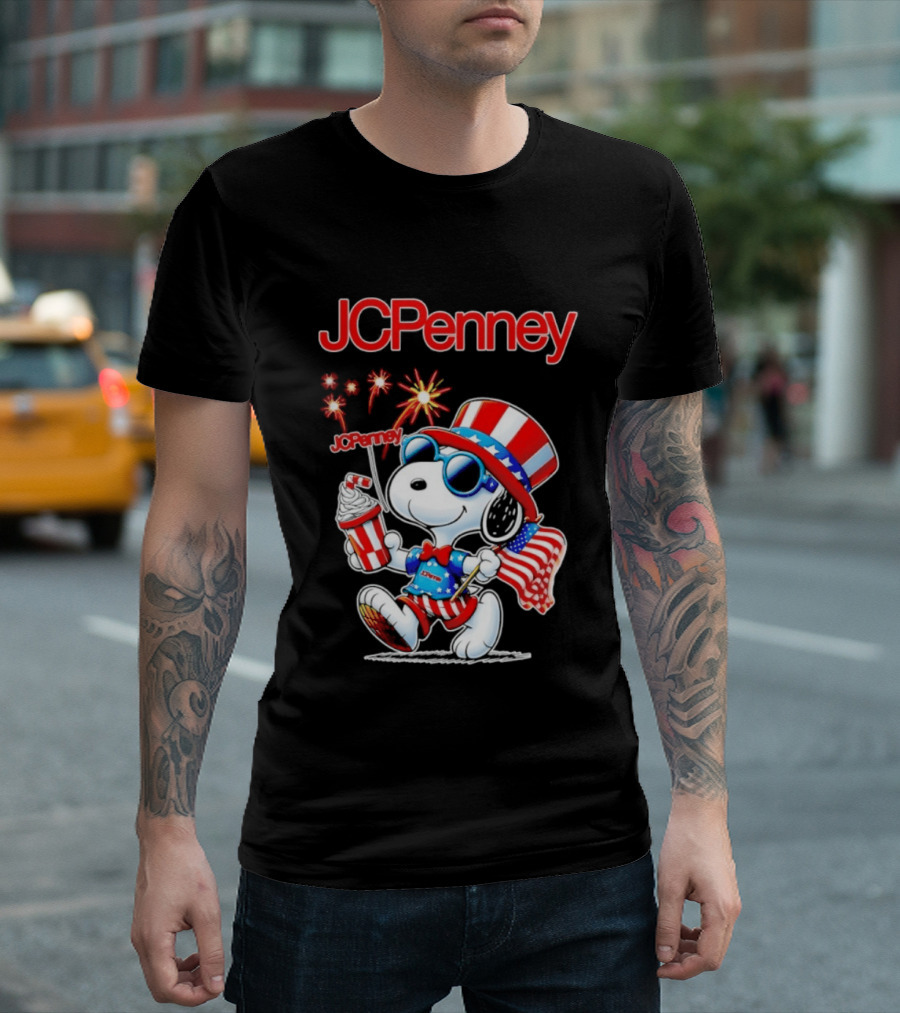 JCPenney Snoopy America 1776 2026 250th Anniversary Celebration T-Shirt