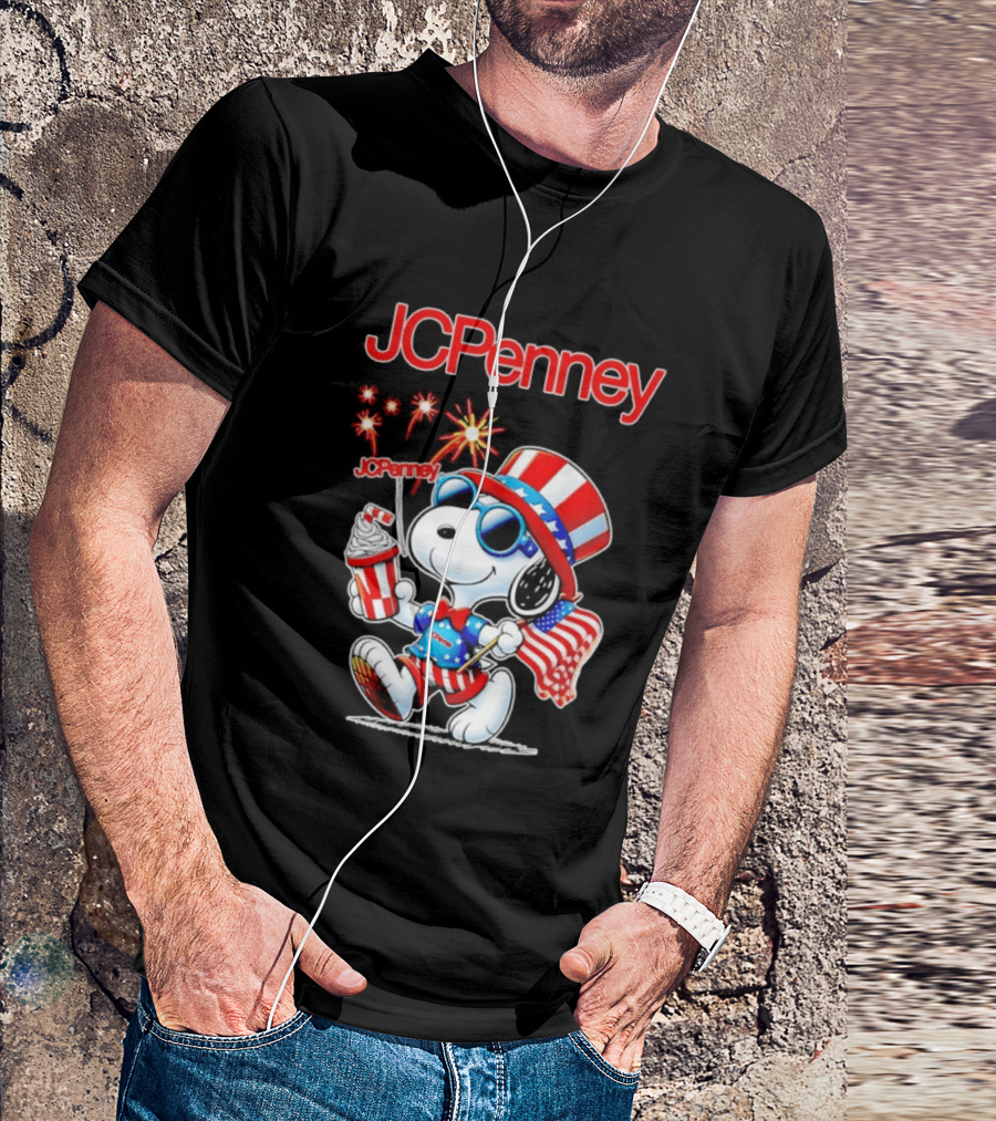 JCPenney Snoopy America 1776 2026 250th Anniversary Celebration T-Shirt