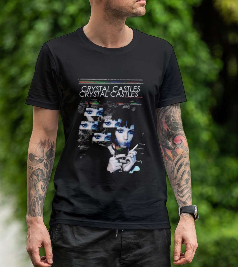 Crystal Castles Alice Glass Glitch T-Shirt
