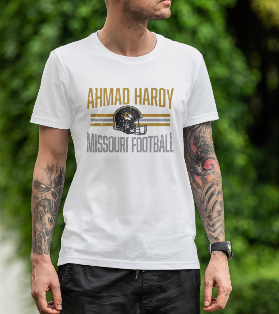 Ahmad Haroy Missouri Football Helmet Hero T-Shirt