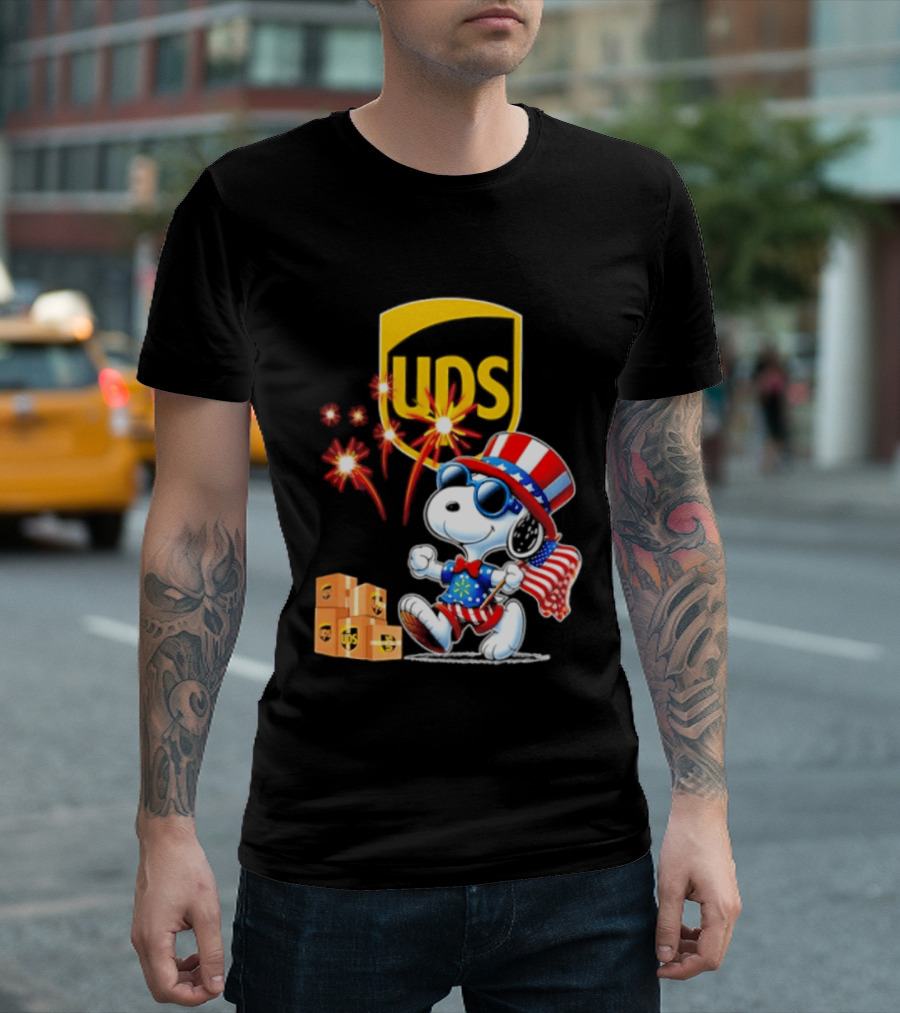 Snoopy UPS 250th Anniversary America 1776 2026 Celebration T-Shirt