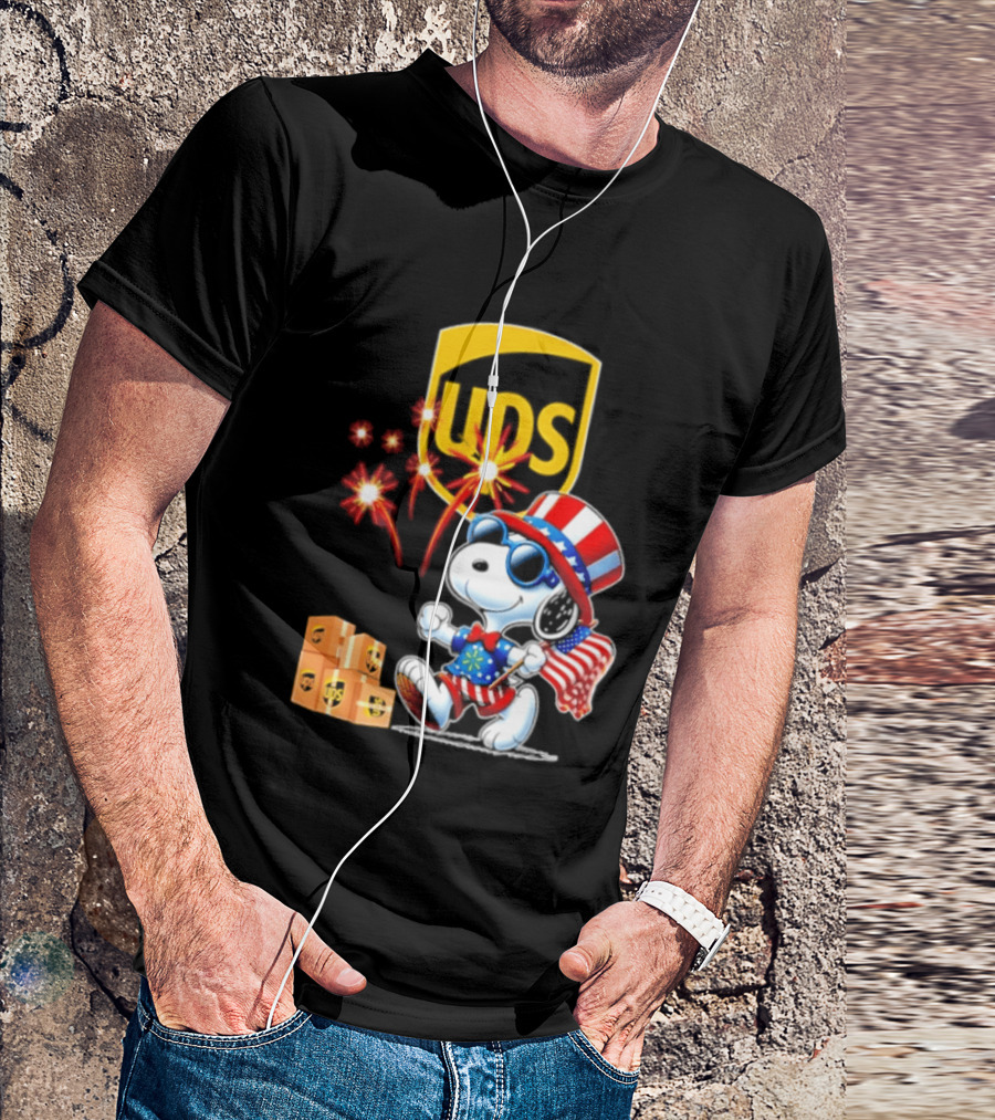 Snoopy UPS 250th Anniversary America 1776 2026 Celebration T-Shirt