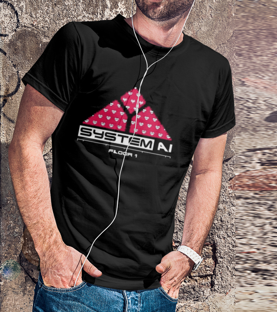 System AI Floor 1 Triangular Heart T-Shirt