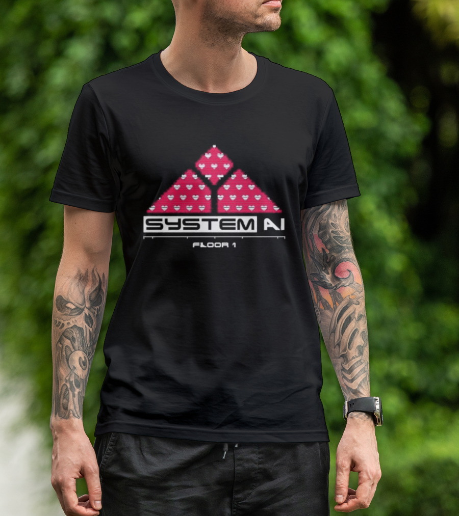 System AI Floor 1 Triangular Heart T-Shirt