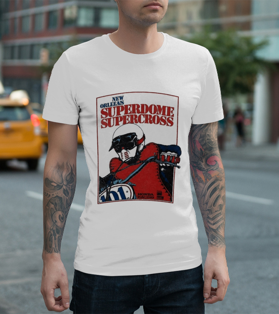 New Orleans Superdome Supercross Honda Racing 101 T-Shirt