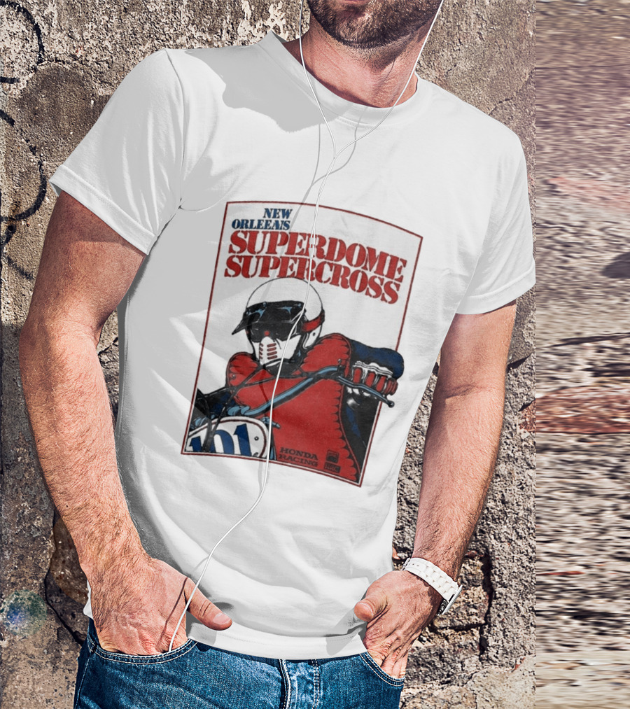 New Orleans Superdome Supercross Honda Racing 101 T-Shirt