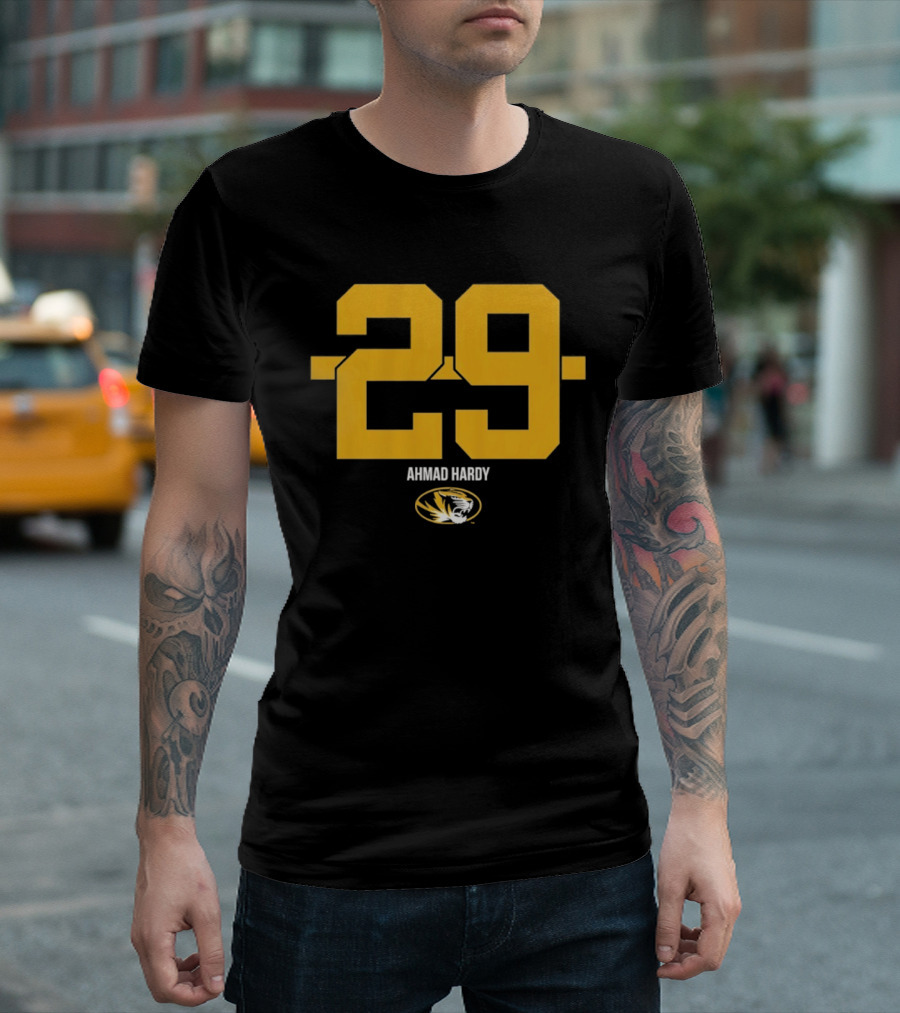 Ahmad Hardy 29 Missouri Tigers NCAA Football T-Shirt