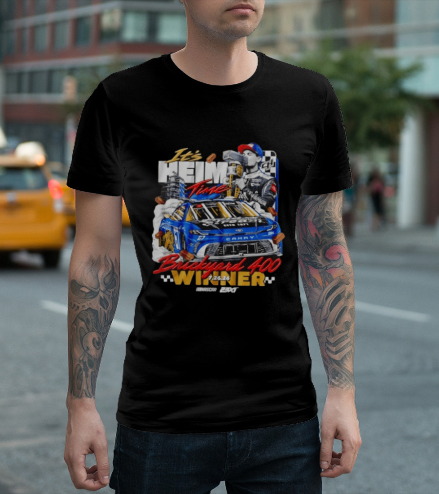 Heim Time Corey Heim 23XI Racing Brickyard 400 Winner 2026 T-Shirt