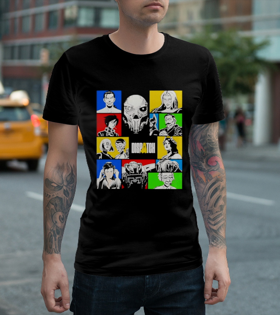 Blizzard Entertainment Over Hero Ensemble Characters T-Shirt
