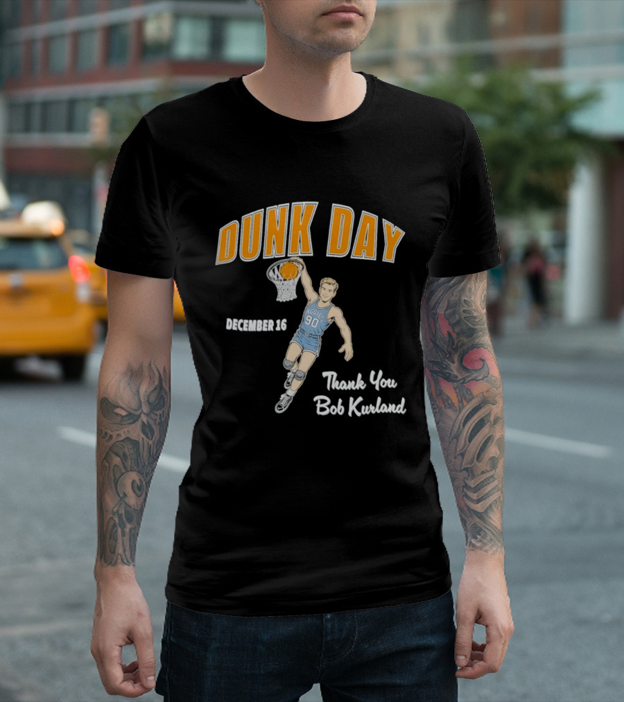 Dunk Day December 16 Thank You Bob Kurland Basketball Aggies 90 T-Shirt