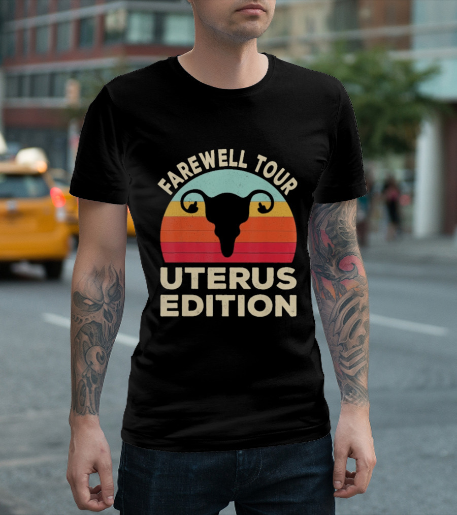 Farewell Tour Uterus Edition Hysterectomy Recovery Laparoscopic T-Shirt
