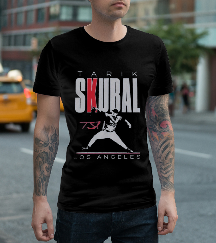 Tarik Skubal Los Angeles Dodgers Pitcher Graphic 27 T-Shirt