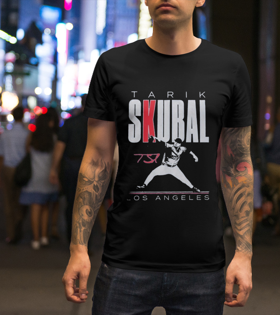 Tarik Skubal Los Angeles Dodgers Pitcher Graphic 27 T-Shirt