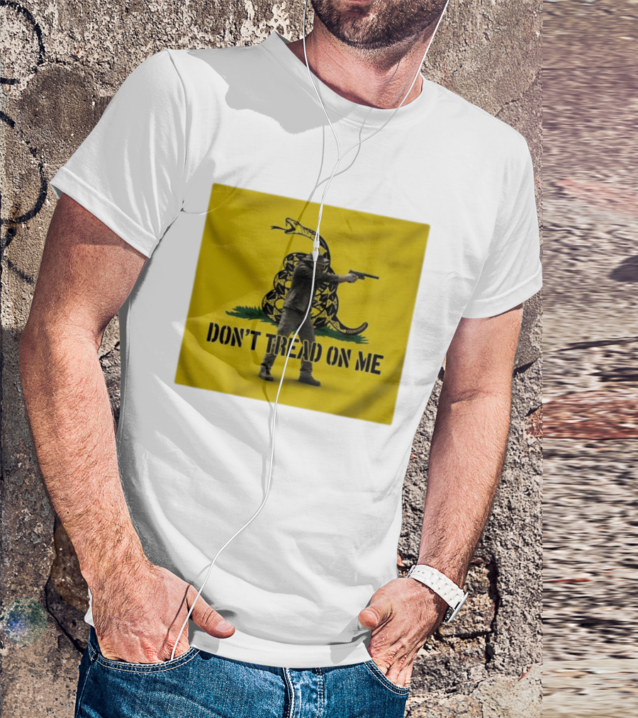 Jordan Salinas Don't Tread On Me Gadsden Flag Cowboy Gun T-Shirt