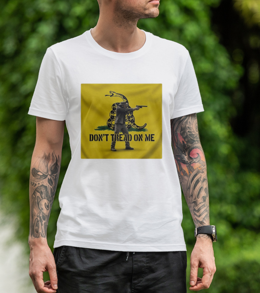 Jordan Salinas Don't Tread On Me Gadsden Flag Cowboy Gun T-Shirt