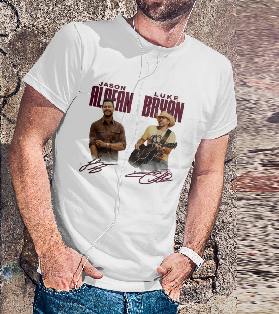Montana Grizzlies Jason Aldean Luke Bryan Collaboration T-Shirt