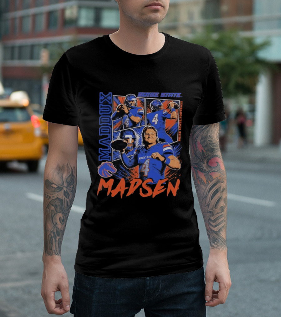 Maddux Madsen Boise State Broncos Football 2026 Big Ten Media Days T-Shirt