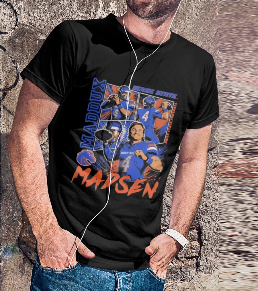 Maddux Madsen Boise State Broncos Football 2026 Big Ten Media Days T-Shirt