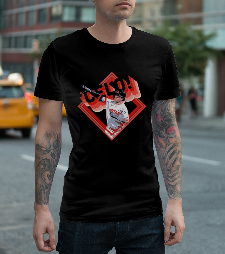 Boston Red Sox Marcelo Mayer Baseball Star Pose T-Shirt