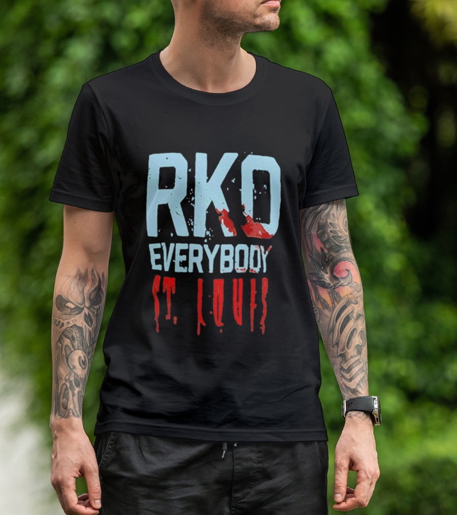RKO Everybody St Louis Randy Orton Wrestling Fan T-Shirt