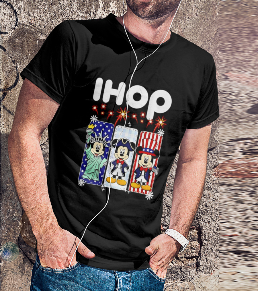 IHOP Mickey Mouse America 250th Anniversary Celebration T-Shirt