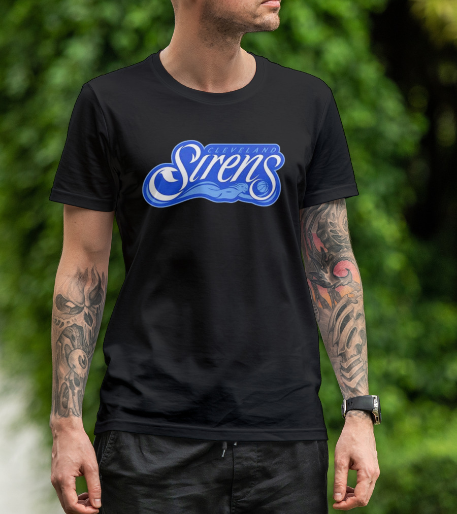 Cleveland Sirens WNBA Toddler Black Primary Logo Basketball T-Shirt