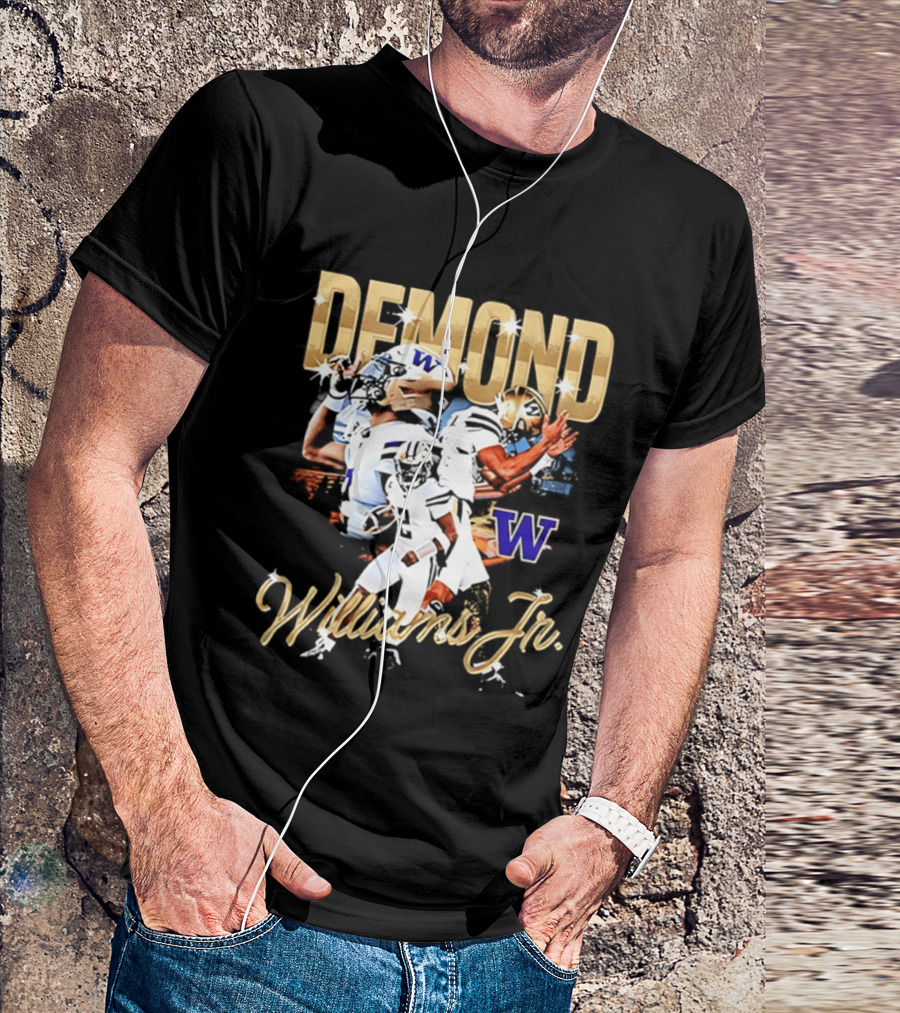 Demond Williams Jr. Washington Huskies Football 2026 Big Ten Media Days T-Shirt