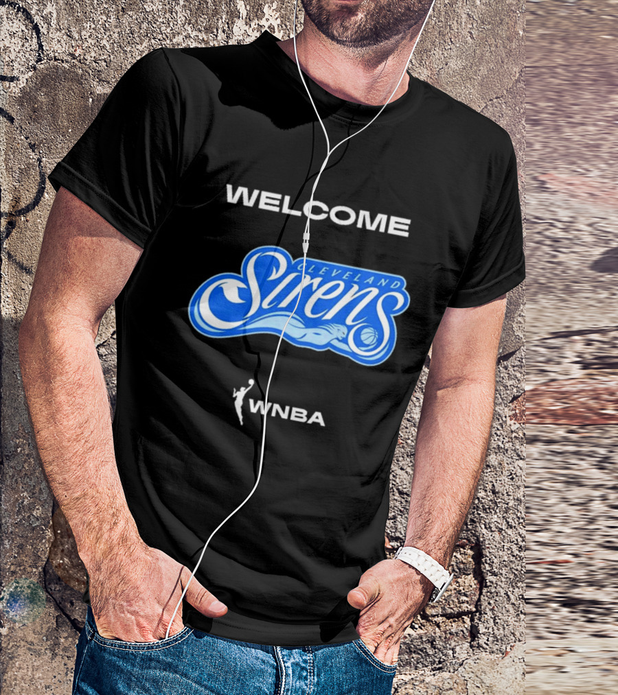 Welcome Cleveland Sirens WNBA 2026 Logo Debut T-Shirt
