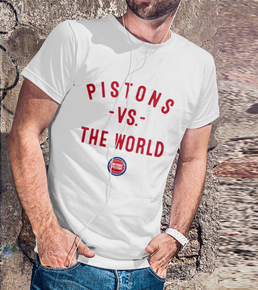 Detroit Pistons Vs The World NBA 2026 Nowbes T-Shirt