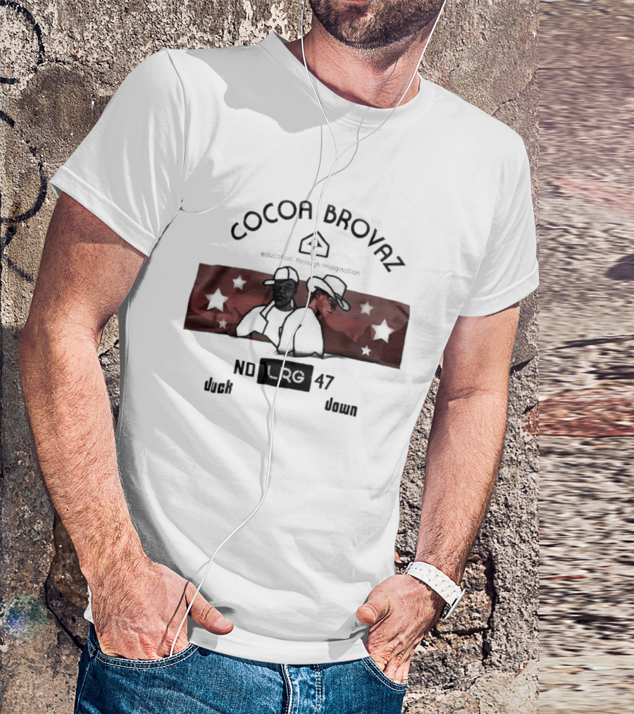 Cocoa Brovaz Duck Down LRG No 47 Urban Streetwear T-Shirt