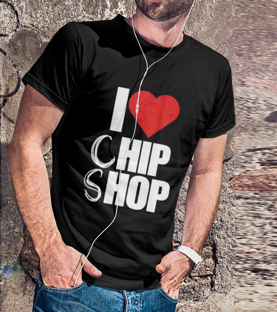 I Love Heart Chip Shop T-Shirt