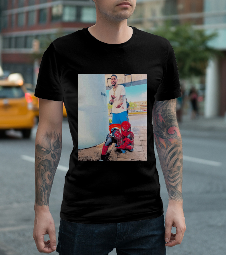 BA MO LaMelo Ball Spider Man T-Shirt