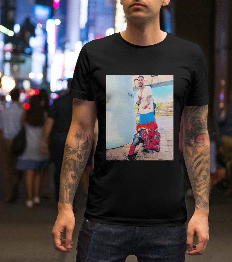 BA MO LaMelo Ball Spider Man T-Shirt