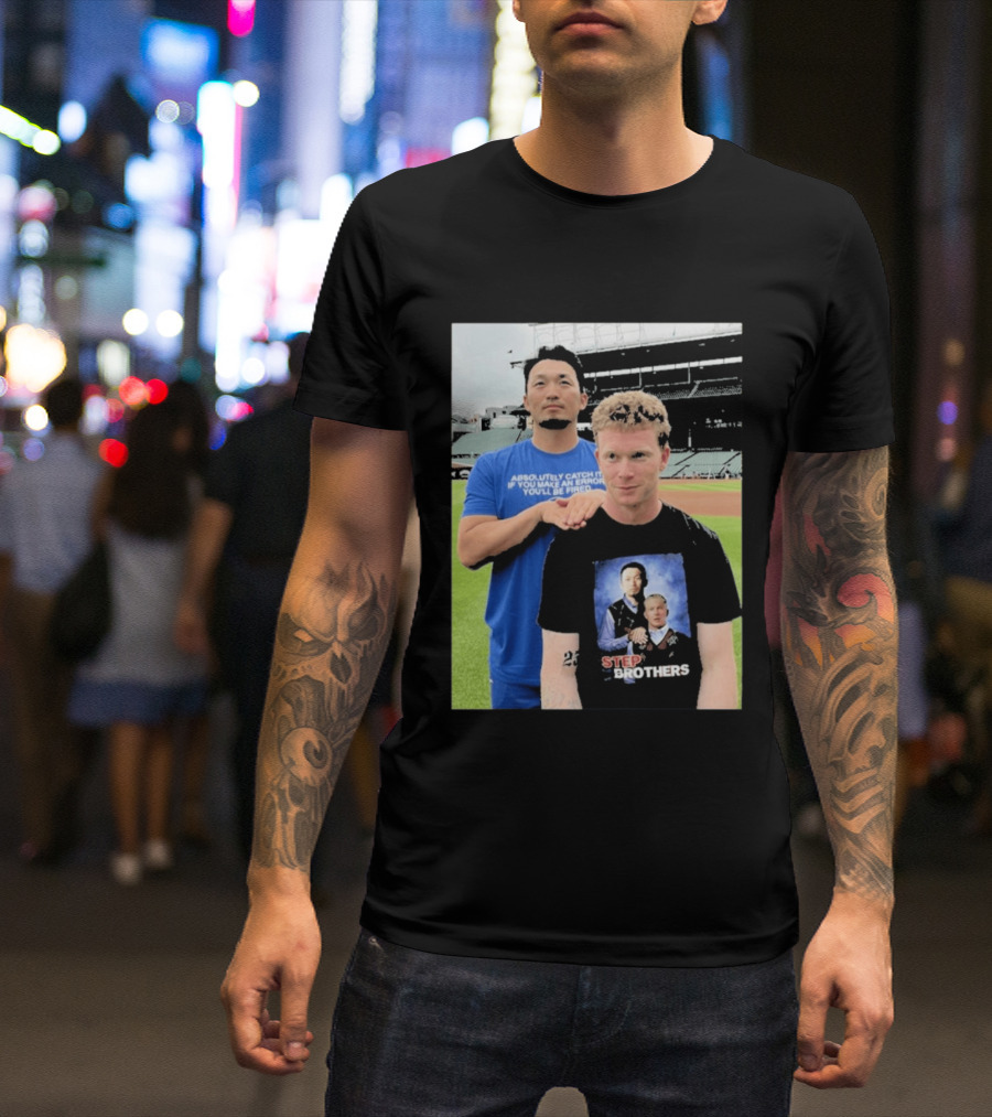 Seiya Suzuki Pete Crow Armstrong Step Brothers Baseball Humor T-Shirt