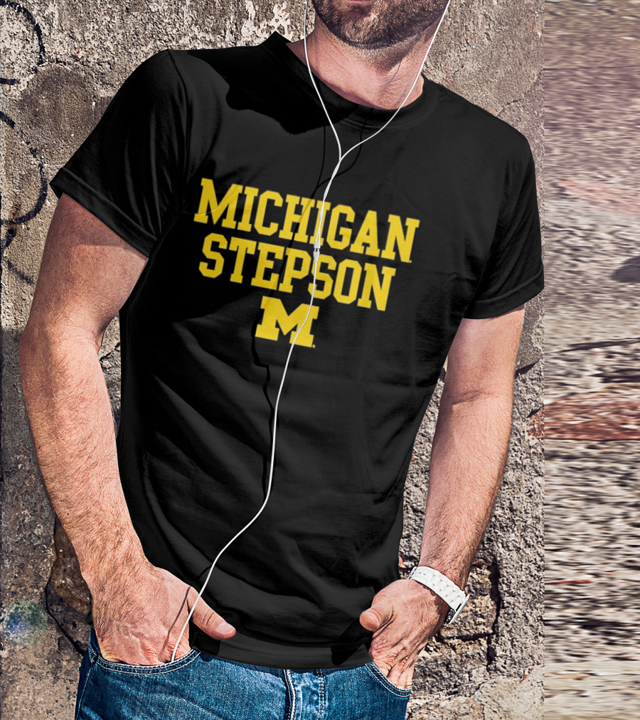 Michigan Wolverines Stepson M 2026 NCAA Team Support T-Shirt