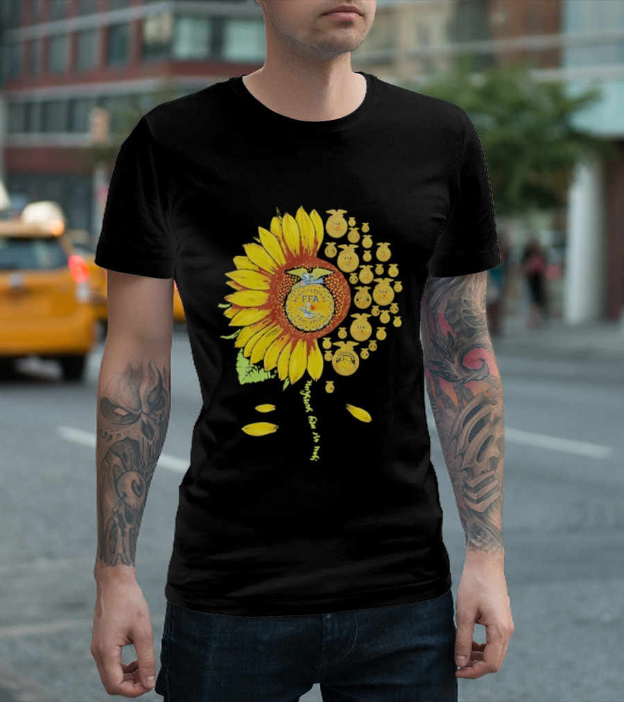 You Are My Sunshine FFA Sunflower Emblem Agricultural Education T-Shirt