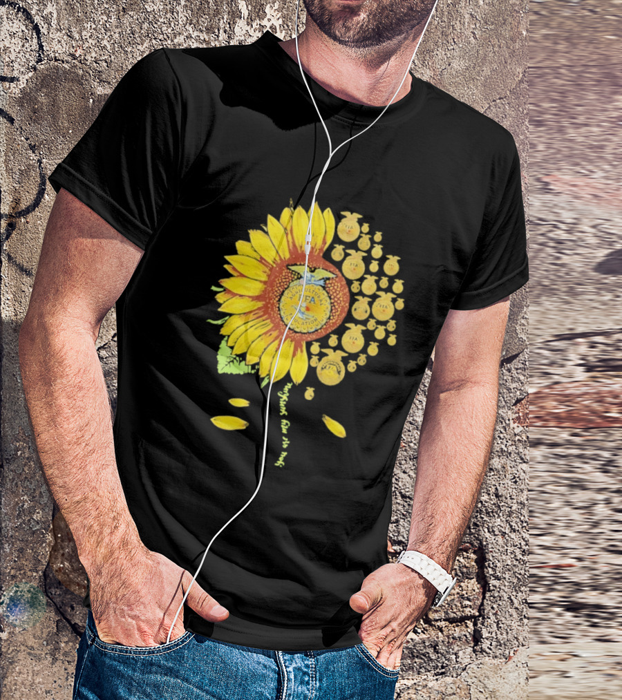 You Are My Sunshine FFA Sunflower Emblem Agricultural Education T-Shirt