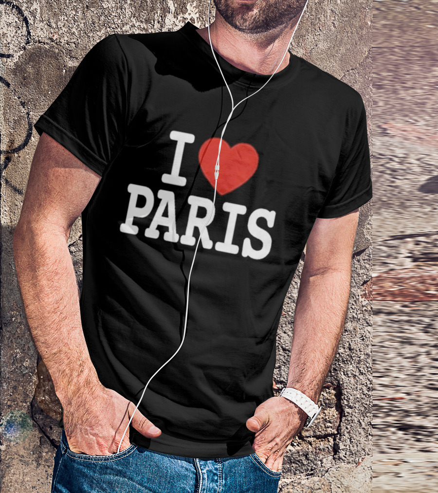 Stephon Castle I Love Paris Heart T-Shirt