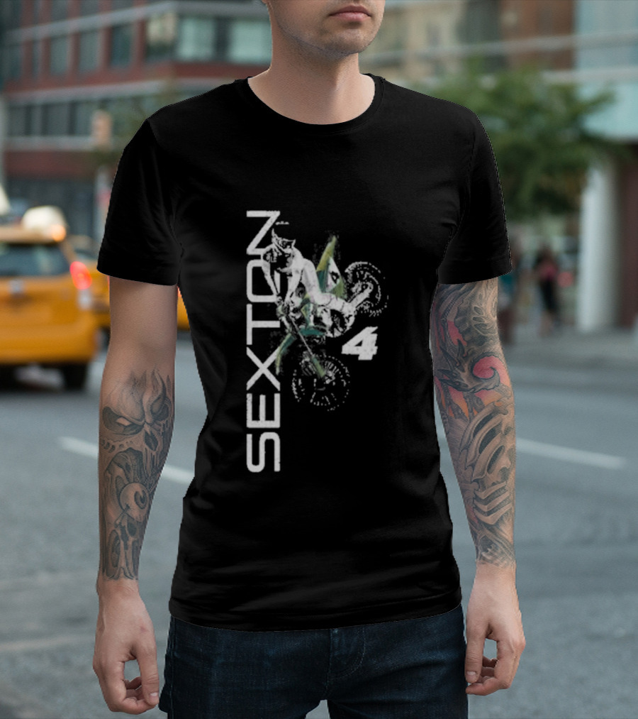 Kawasaki Chase Sexton Motocross Rider Racing T-Shirt
