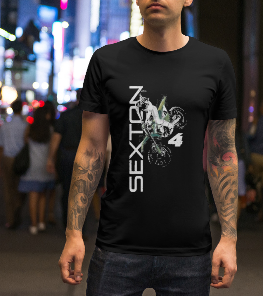 Kawasaki Chase Sexton Motocross Rider Racing T-Shirt