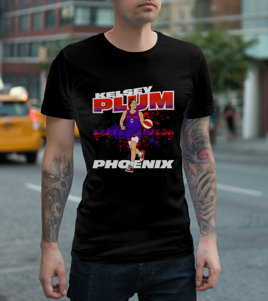 Kelsey Plum Phoenix Mercury WNBA 0 Basketball Player T-Shirt
