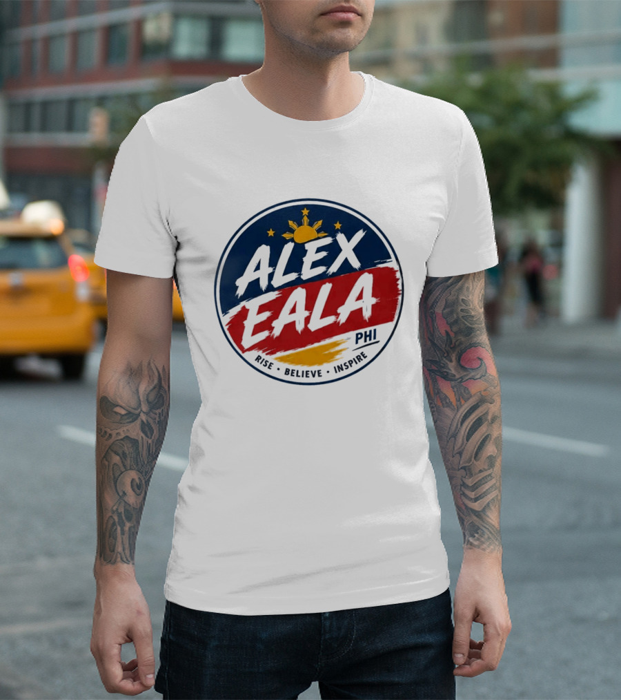 Alex Eala Rise Believe Inspire PHI Sun And Stars T-Shirt