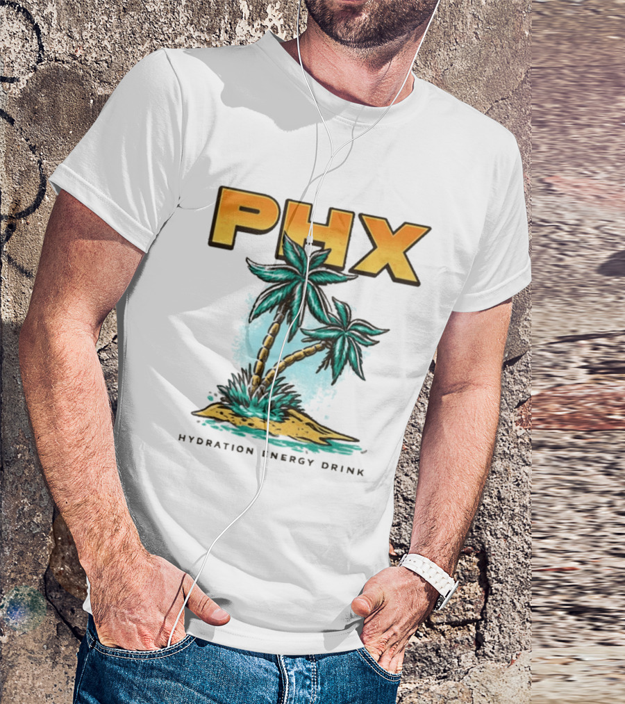 PHX Palm Tree Hydration Energy Drink T-Shirt