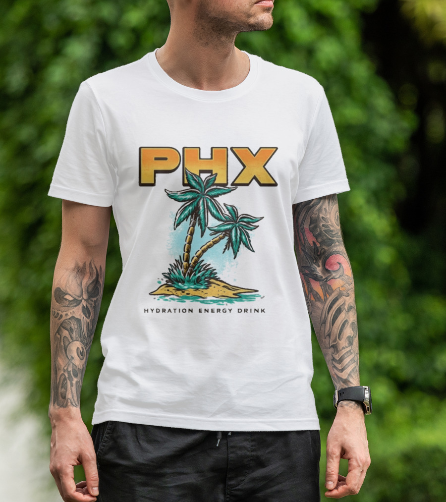 PHX Palm Tree Hydration Energy Drink T-Shirt