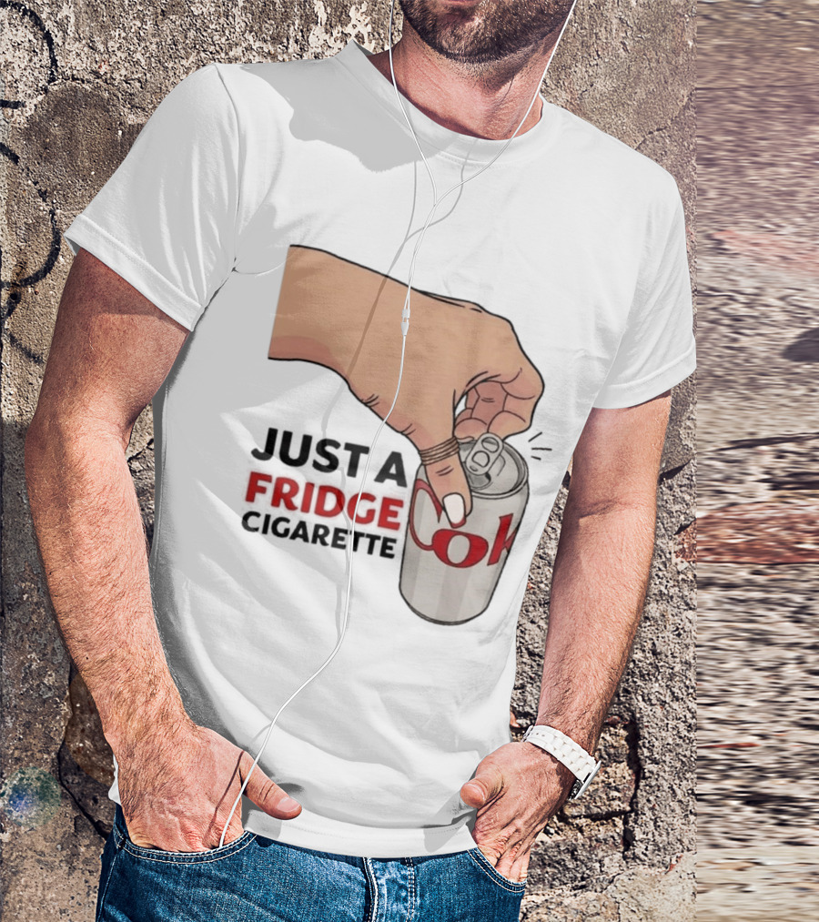 Just A Fridge Cigarette Coke Pop Art Can T-Shirt